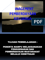 PRAKTEK Proses Pemberdayaan