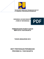 KAK Rusun MBR Kota Yogyakarta TA. 2019