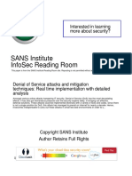 Sans Institute Infosec Reading Room: Interested in Learning More About Security?