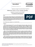 Sciencedirect: Mathematical Analysis of Trust Computing Algorithms