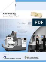 Prospekt Firmenschulung CNC-Training