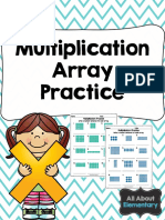 Multiplication Array Practice Worksheet