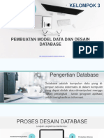 Kelompok 3: Pembuatan Model Data Dan Desain Database