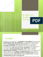 Budget and Budgetary Control Guide