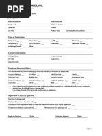 Employee Clearance Form