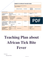 Management of African Tick Bite Fever