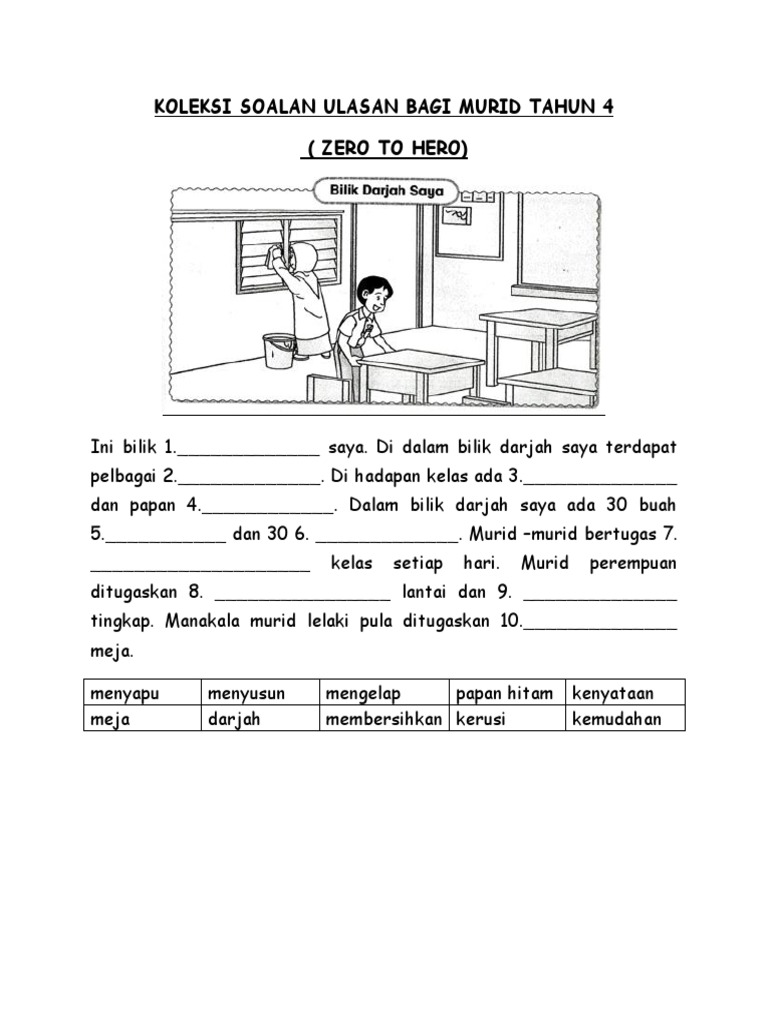 Koleksi Soalan Ulasan Bagi Murid Tahun 4 Pdf