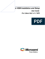 Manufacturer HSM Installation and Setup User Guide For Libero SoC v11.7 SP2