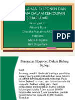 Permasalahan Eksponen Dan Logaritma Dalam Kehidupan Sehari-Hari