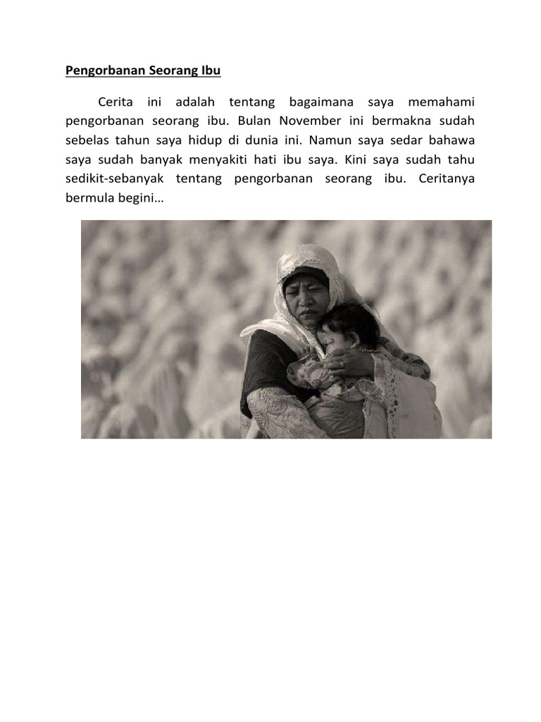 Pengorbanan Seorang Ibu Pdf