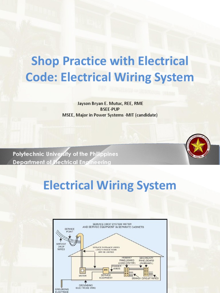 Electrical Wiring System Guide | PDF | Electrical Wiring | Electrical ...