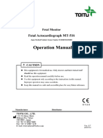 Monitor Fetal - MT-516 PDF
