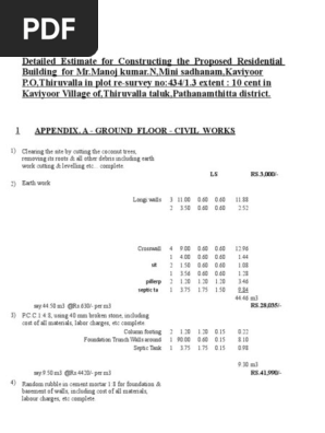 Estimate
