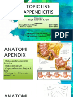 Topic List: Appendicitis