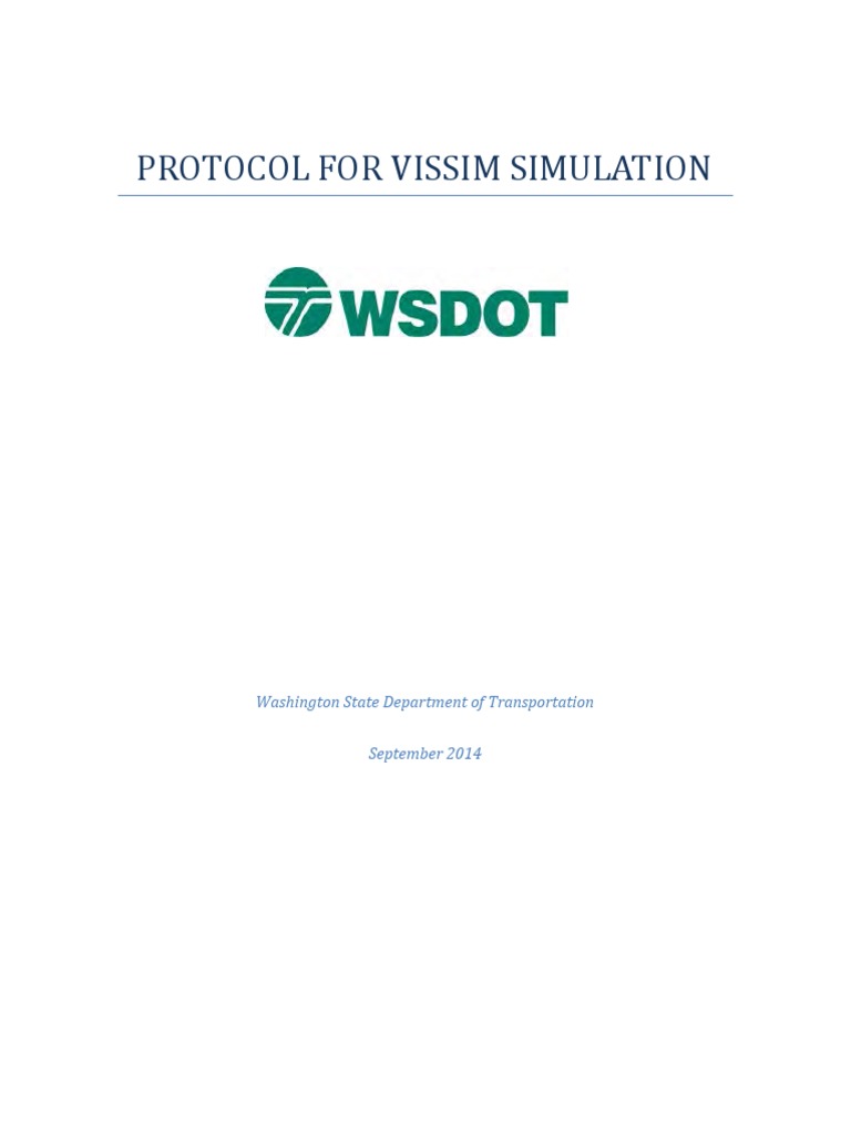 VISSIM Simulation Protocol Guide | PDF | Computer Simulation ...