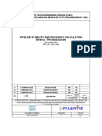 (Ihs) PEL - PL - CAL - 003 Pipeline Stability and Bouyancy Calculation Benoa - Pesanggaran (Rev 0)