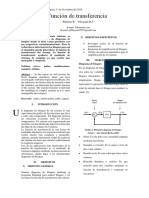 Funcion de Transferencia