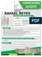 Invitacion Convocatoria Docente Escuela de Policia Rafael Reyes Vigencia 2019