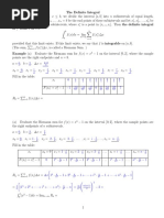 The Definite Integral