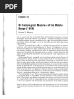 Merton - On Sociological Theories of the Middle Range