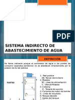 Sistema Indirecto de Abastecimiento de Agua