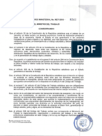 Acuerdo Minsterial 262 Regulacion de Las Relaciones de Trabajo Especiales Del Sector de Transporte Terrestre de Pasajeros y de Carga