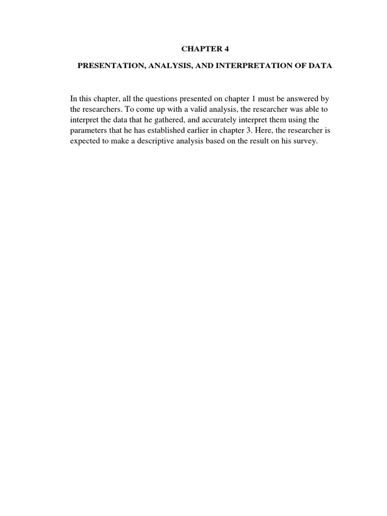 Chapter 4 Thesis | Download Free PDF | Psychology | Psychological Concepts