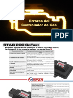 Errores Del Controlador de Gas