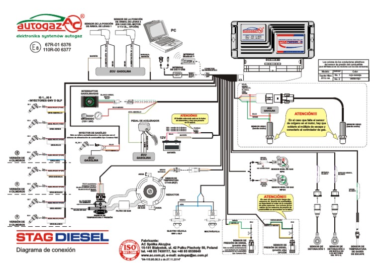 Stag Diesel Wiring Diagram (2014.11.07) Esp PDF Motor diesel