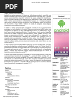 Android – Sistema operacional, breve história.