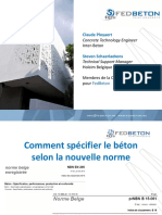 1-CPloyaert-Comment Specifier Le Beton Selon La Nouvelle Norme PDF