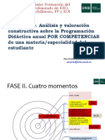 Análisis y Valoración Progr