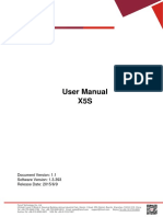 User Manual X5S: Document Version: 1.1 Software Version: 1.3.393 Release Date: 2015/6/9