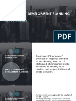 Community Development Planning Issues: in The Philippines