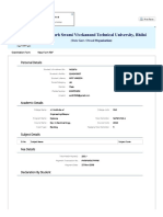 Personal Details: Examination Form View Form PDF