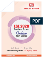 510imguf ESE 2020pre Online TestSeriesSchedule