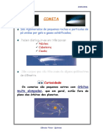 Acetato #4 E5 - Cometas e Meteoroides