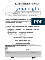 Victim Impact Statement Packet English