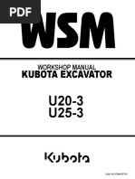 Manuel D'atelier CD Pour Pelleteuse Kubota KH 36-151 - Modèles PC100-6 PC120-6 - Neuf