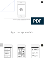 App Concept Model Iterations
