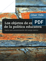 Tello Los objetos de estudio de la política  educativa.pdf