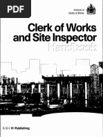 Clerk of Works and Site Inspector Handbook PDF