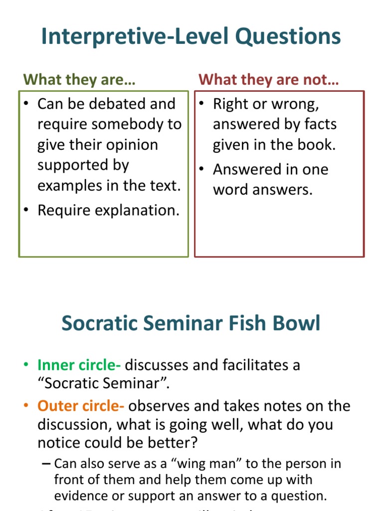 Interpretive-Level Questions: What They Are | PDF | Career & Growth