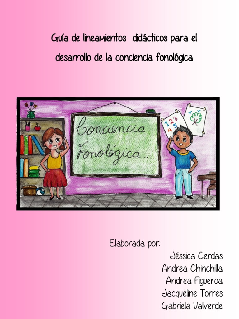 2.5 Guía Conciencia Fonológica Ucr PDF | PDF | Educación de la primera ...