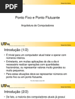 3-Ponto Fixo e Ponto Flutuante