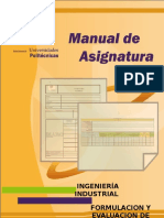 Manual Formulacion y Evaluacion de Proyectos 2012