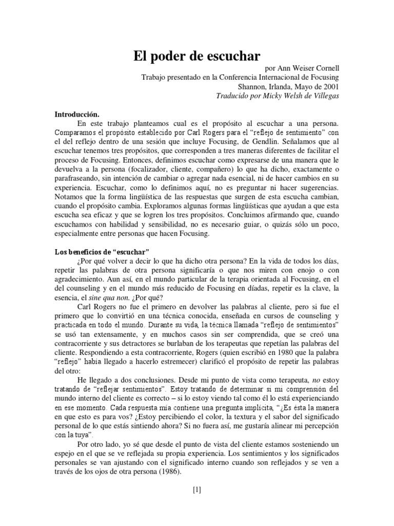 EL PODER DE ESCUCHAR visual data 3