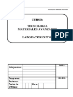 Materiales Avanzados Ensayo Tracción