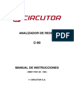 Manual Analizador de Red Circutor c80