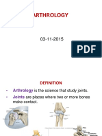 Inroduction of Arthrology - Ruan-2015